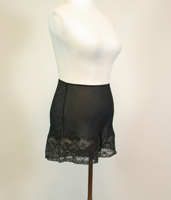 Black Silk Chiffon 1930s Tap Panties Chevette lab… - image 10