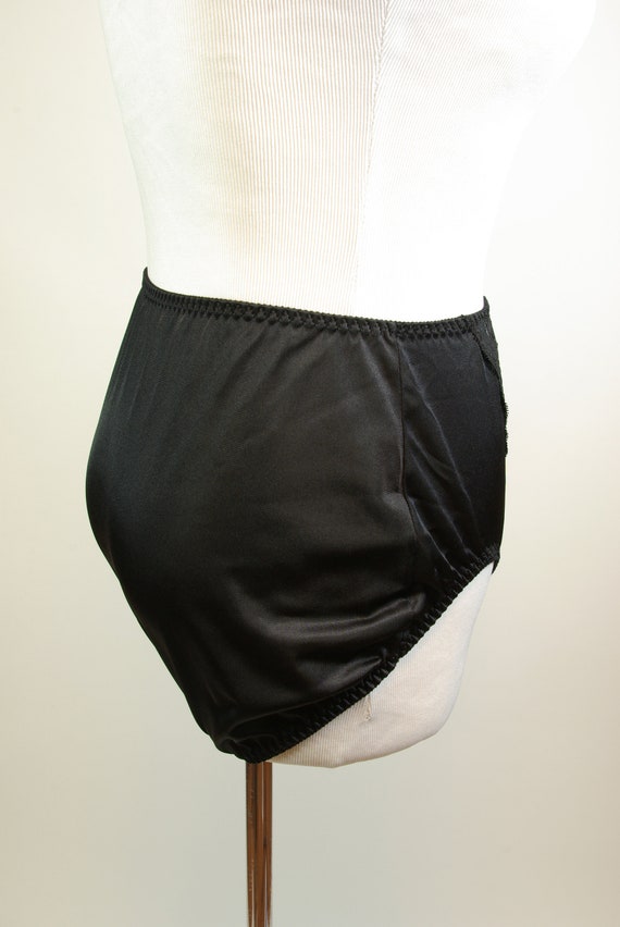 Lacy Black Silky Panties Vassarette label Women's… - image 4