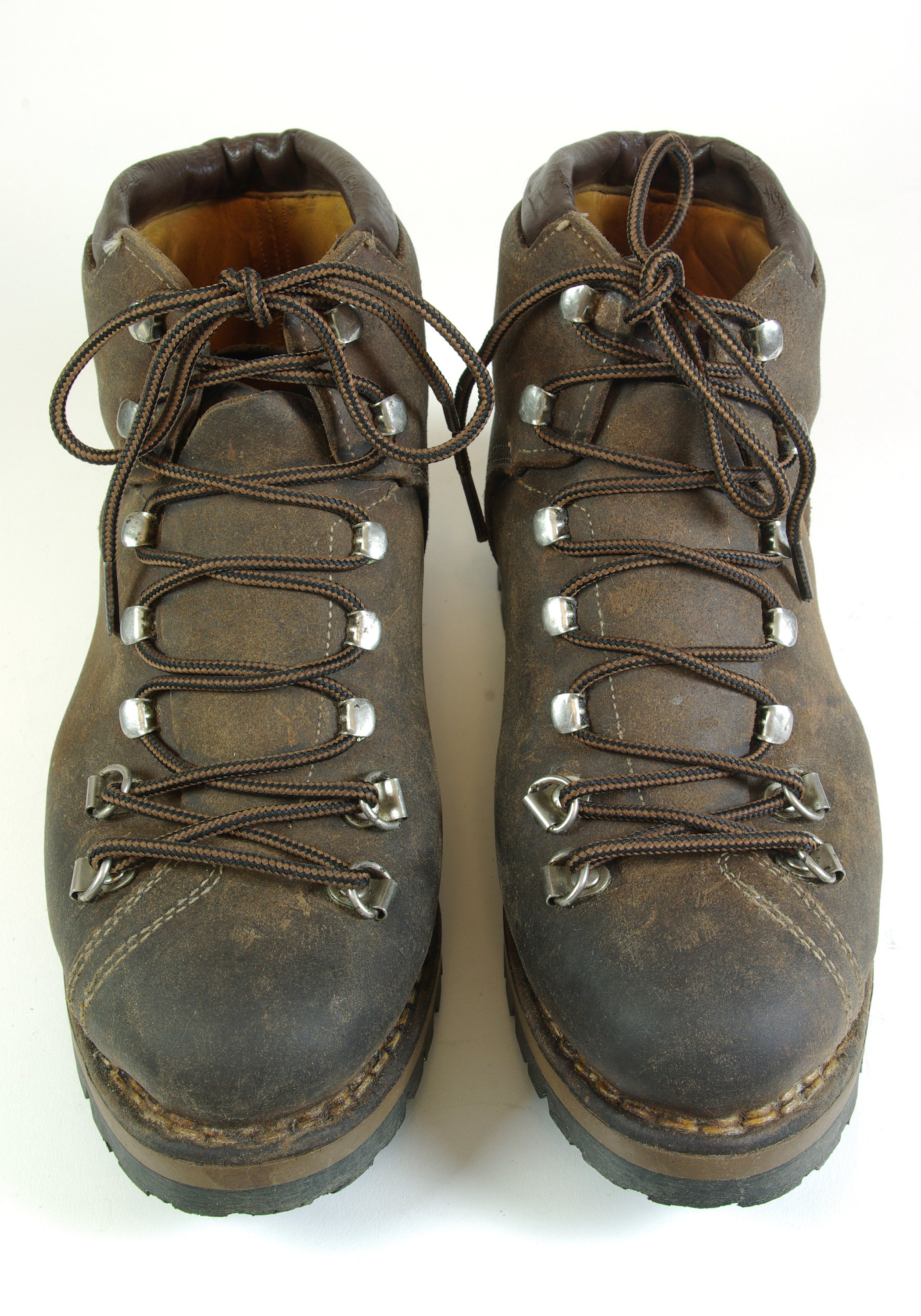 Raichle Swiss Made Mountaineering Trekking Boots Mens Size 11, Vibram Sole Raichle Hiking Boots: Vibram Soles, Swiss Made, Men main image 2