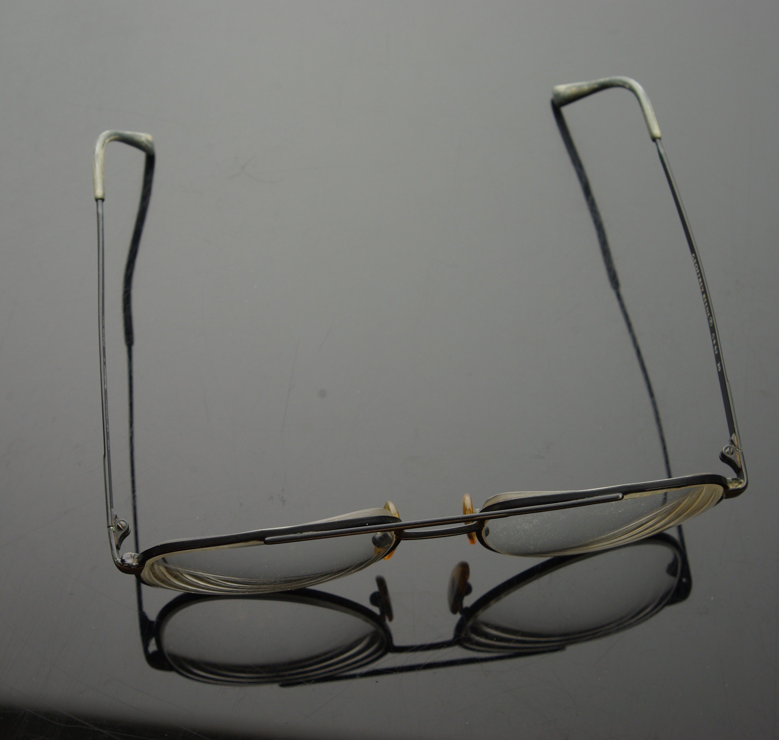 ?1980\'s Geoffrey Beene Frame GEOFFREY BEENE GB2142 BRN Mens Oval Full Rim Eyeglasses 55  main image 4