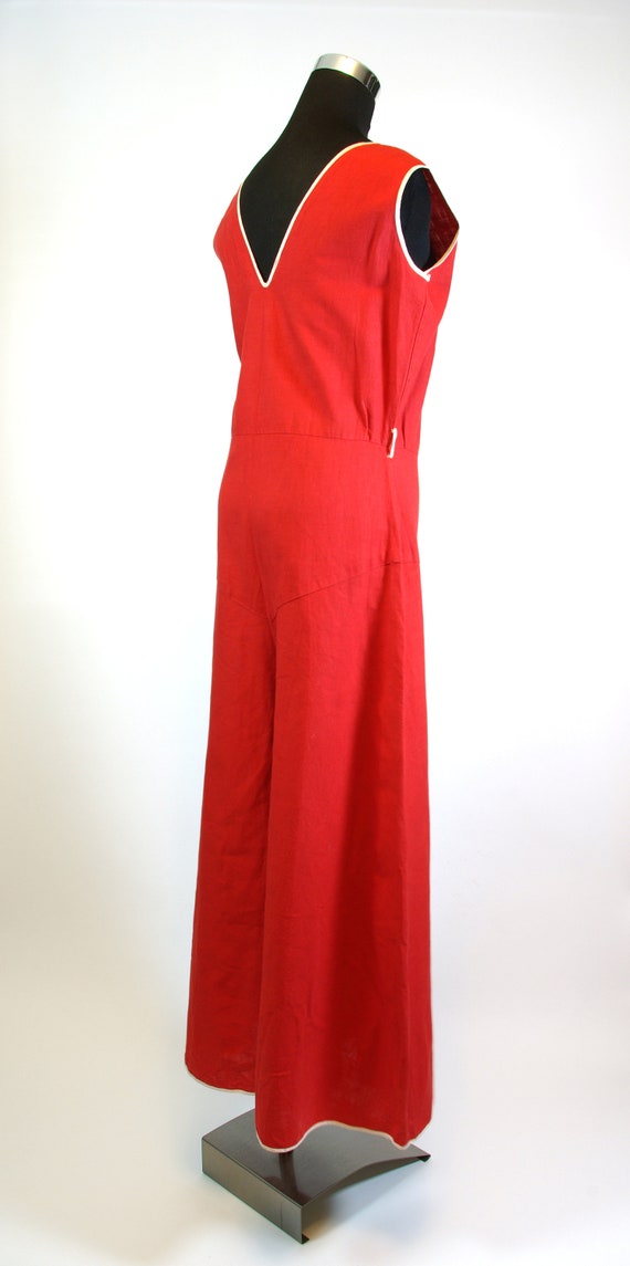 1930s Beach Pajamas Palazzo Pants Jumpsuit Romper… - image 5