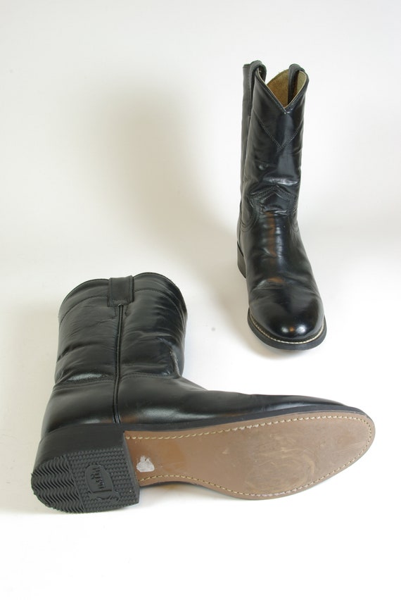 Justin Low Heel Cowboy Boots Children's US size 3… - image 6