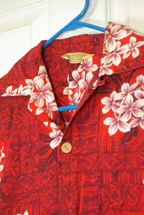 60s Alu Bole Hawaiian Shirt S
