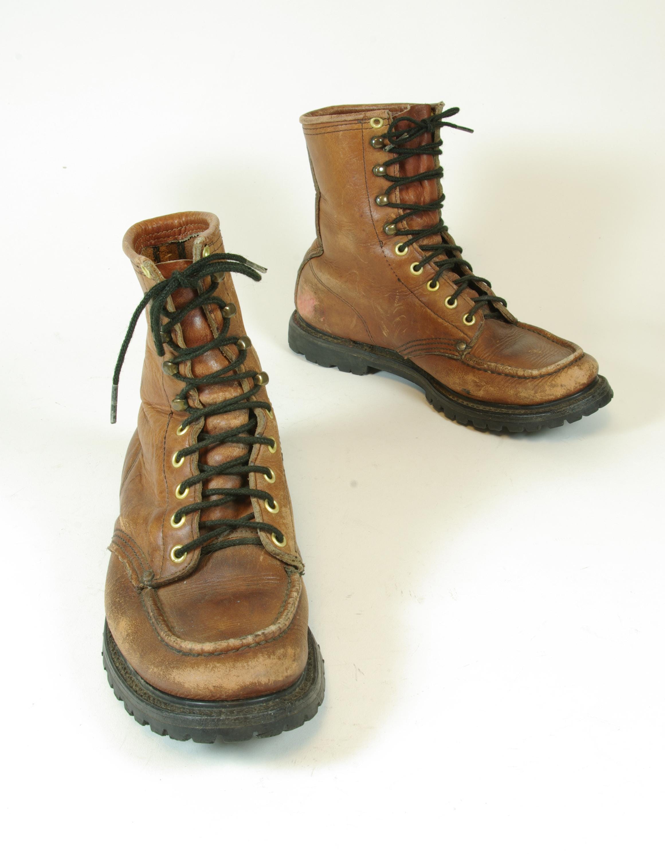 1950s Moc Toe Hiking Hunting Boots Women