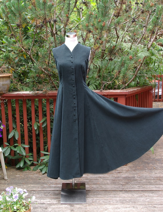 Droopy & Browns by Angela Holmes Forest Green Cord