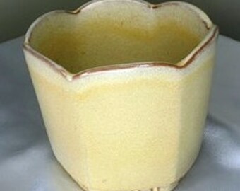 Frankoma Pottery 37 Flower Pot/Planter - Desert Gold