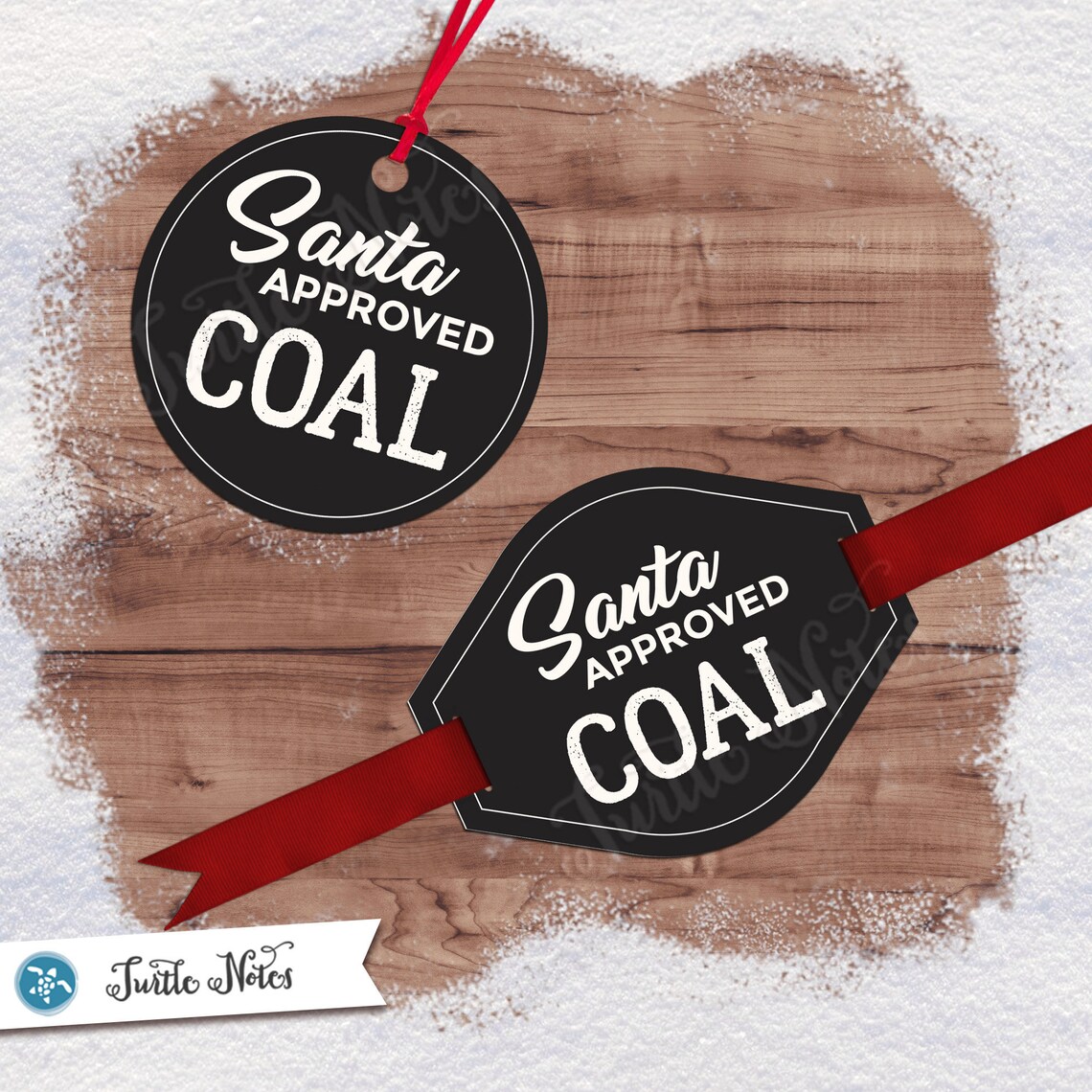 Santa Approved Coal Tag Variation 02 Digital Printable Gift - Etsy
