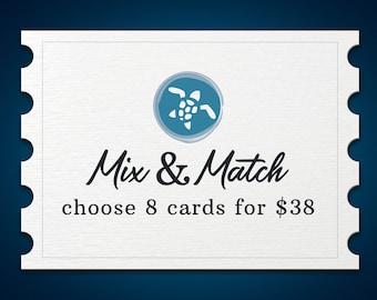 8 Card Pack Bundle | Greeting Card Discount Bundle | Mix & Match Card Set