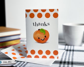 You're a Peach Thank You Greeting Card  |  Thanks | Appreciation Day Card