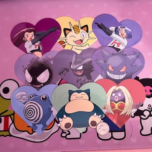 Poké Heart Stickers Pt. 3