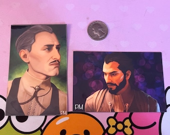 Susurros entre el velo y la sombra, pegatinas de Dragon Age