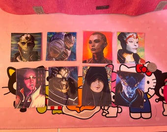 Pegatinas de escuadrón inspiradas en Mass Effect