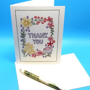 Embroidered Greeting Card