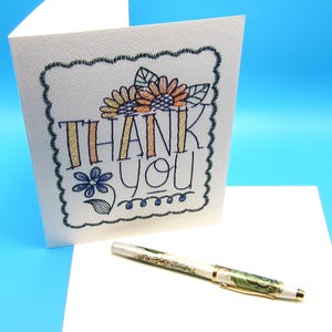 Embroidered Greeting Card