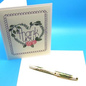 Embroidered Greeting Card