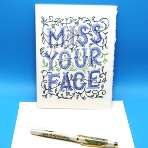 Embroidered Greeting Card