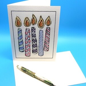 Embroidered Greeting Card