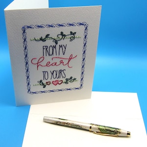 Embroidered Greeting Card