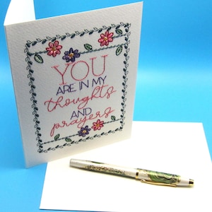 Embroidered Greeting Card