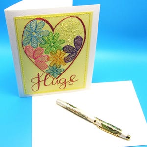 Embroidered Greeting Card