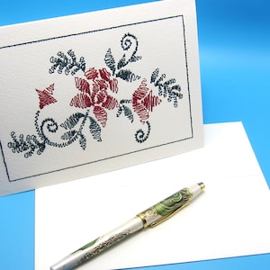 Embroidered Greeting Card