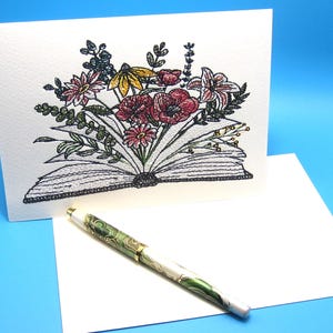Embroidered Greeting Card
