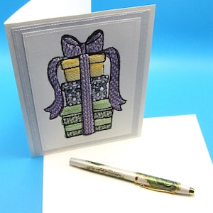 Embroidered Greeting Card