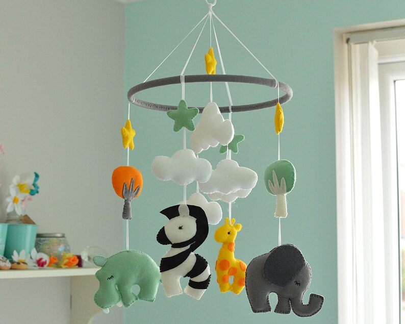 Felt Animal Mobile Felt Animal Mobile