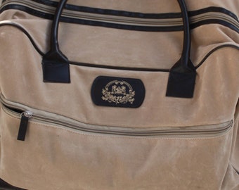 Orient Express Travel Holdall.  Gold And Brown Luxurious Design. Wonderful Travel Souvenir. VSOE.