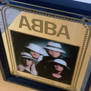 ABBA-Spiegel 1979 Polar Archives Officielles Merchandise. Selten und schwer zu finden.  Musik-Souvenir.