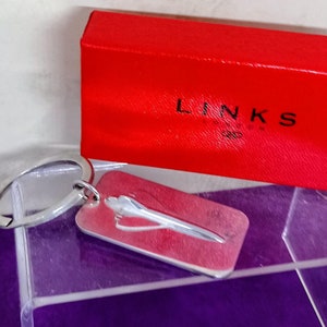 Sterling Silver Concorde Keyring Original Box by Links of London. Luxurious Design. Aeroplane Memorabilia. Gift Idea for Him or Her.