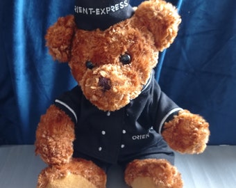 Venice Simplon Orient Express Teddy Bear. Train Collectable