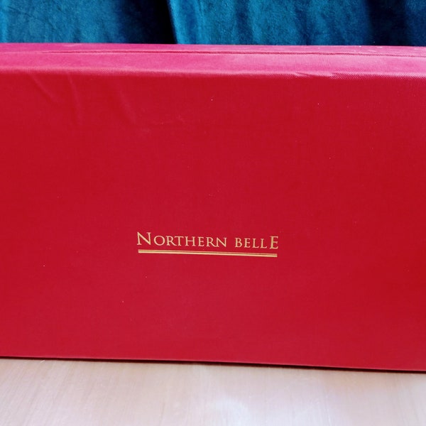 Venice Simplon Orient Express 'Northern Belle' Luxury Gift Box. Large Storage Box. Transport Memorabilia.