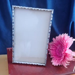 Chrome Plated  Photo Frame. By Moseley of England.  c1930s, Art Deco Home. Can be displayed as Landscape or Portrait.
