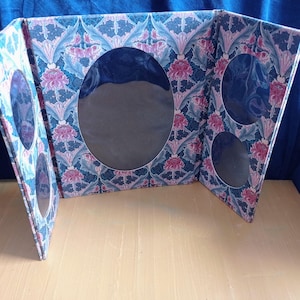 Liberty of London Photo Frame Art Nouveau Design. Burnham Print, Gorgeous Vintage Gift. Space for five photos.