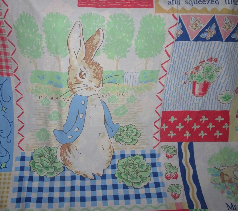 Peter Rabbit Single Bed Duvet Cover By Beatrix Potter Etsy