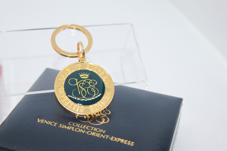 Venice Simplon Orient Express Gold Plated Keyring. in Original ...