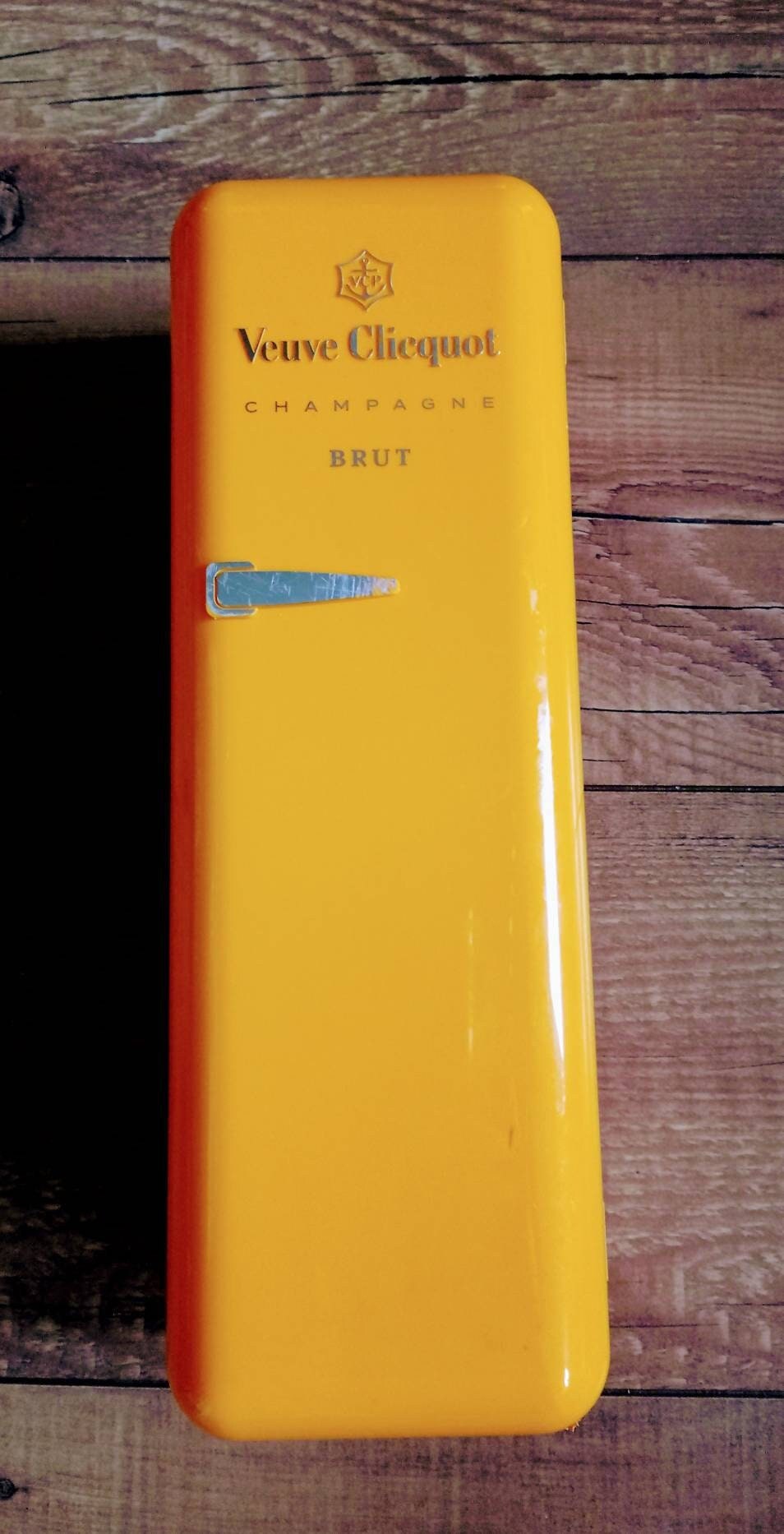 mini champagne fridge