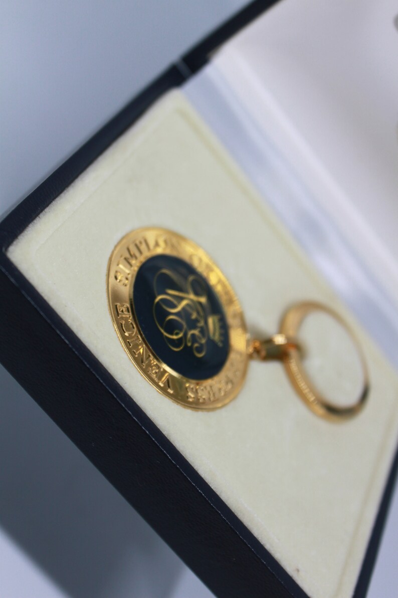 Venice Simplon Orient Express Gold Plated Keyring. in Original ...