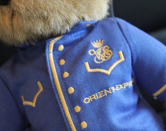 Venice Simplon Orient Express Teddy Bear. Train Collectable