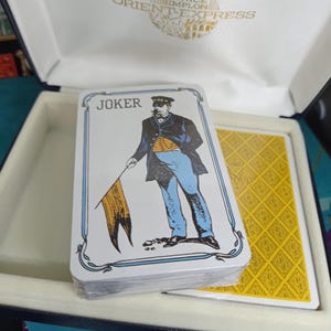 Venice Simplon Orient Express Doppio set di carte da gioco in scatola. Ancora sigillate. Acquisto esclusivo a bordo.