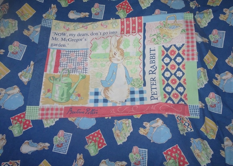 Peter Rabbit Single Bed Duvet Cover By Beatrix Potter Etsy