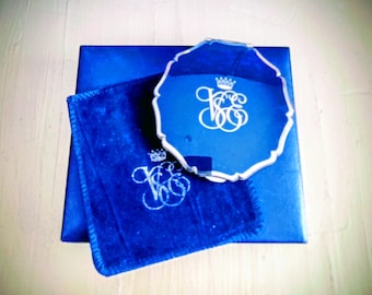 Venice Simplon Orient Express Powder Compact Mirror. In the Original Presentation Box.