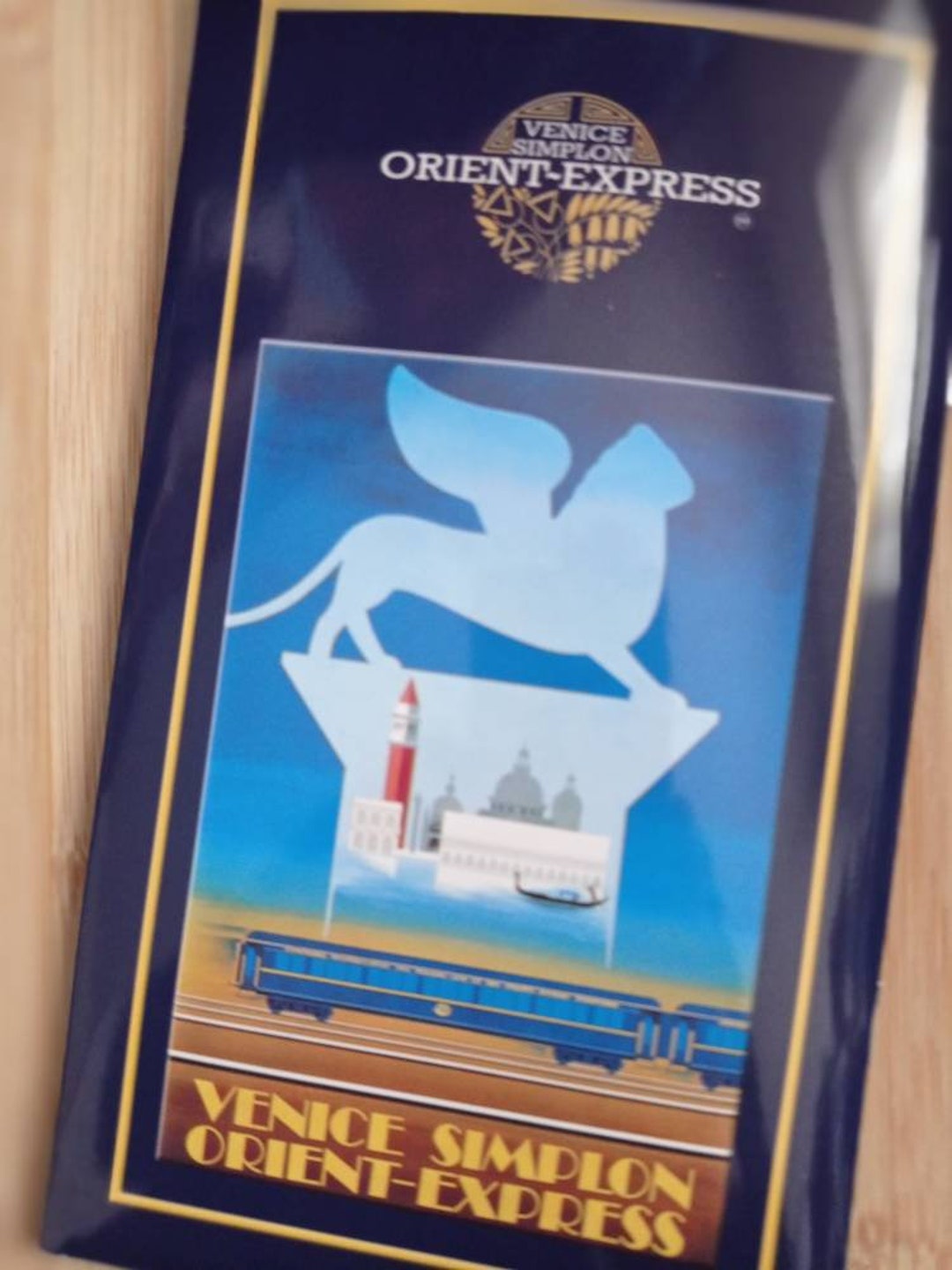 Mappa del Venice Simplon Orient Express, materiale cartaceo del