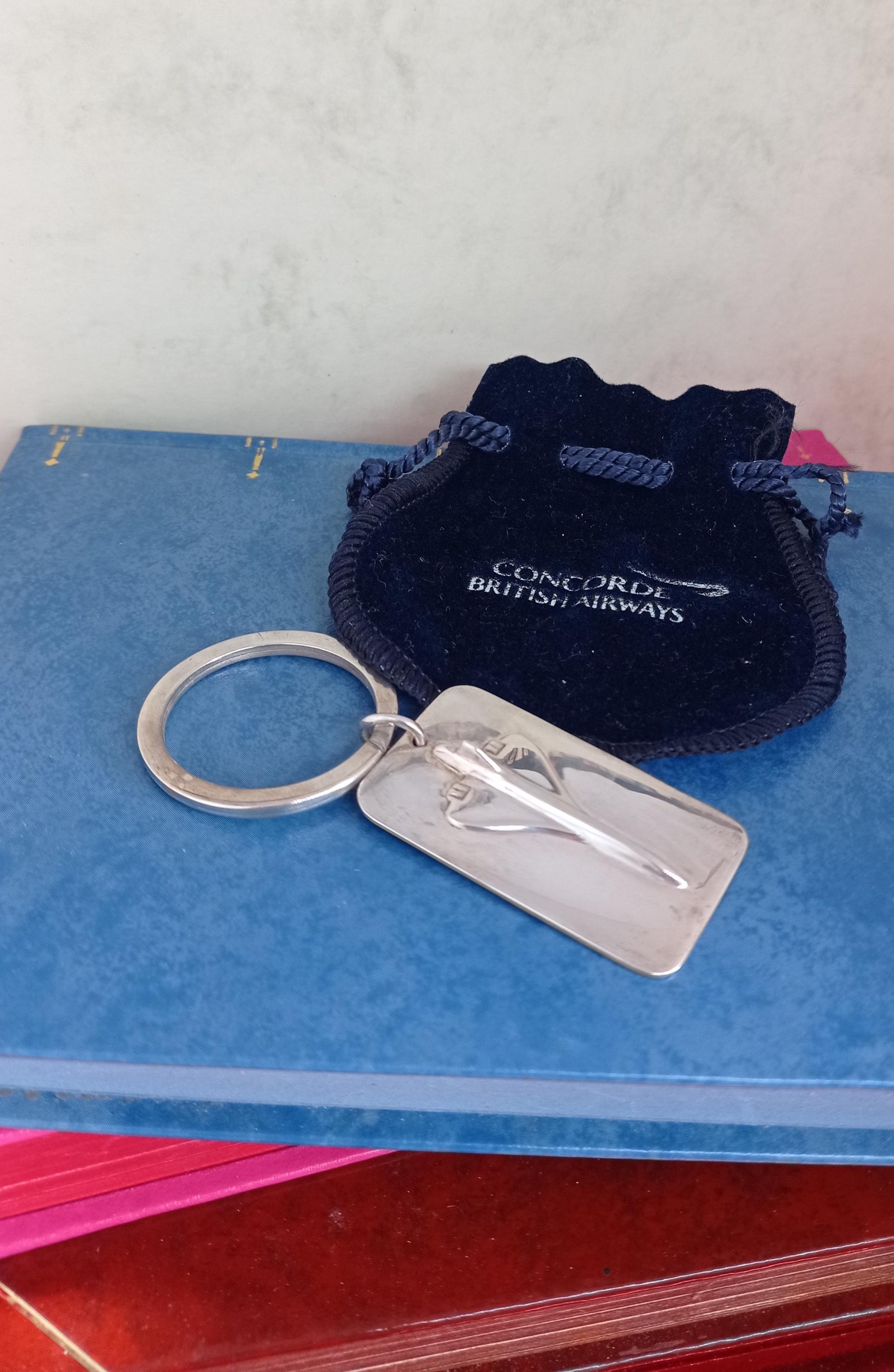 Sterling Silver Concorde Keyring Original Bag by Links of London