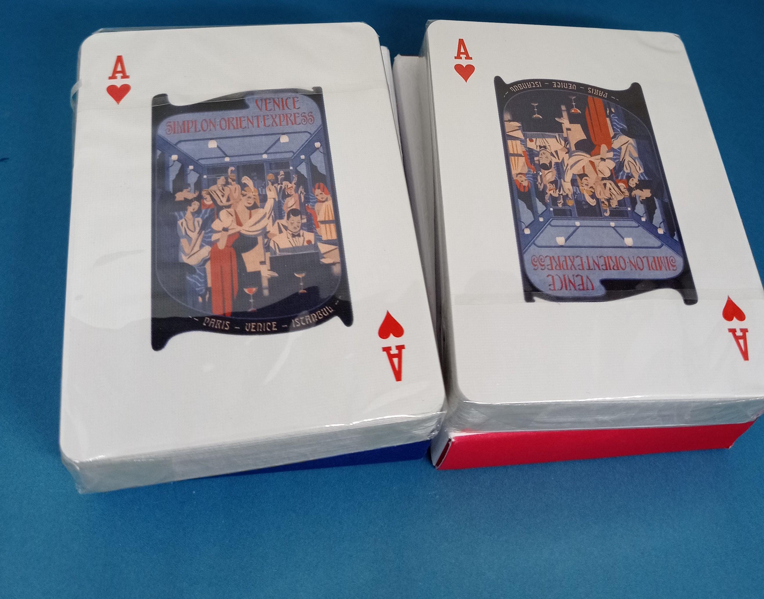 ヴィンテージ Orient Express Paris トランプ 2組 セット Orient Express Playing Cards - Etsy