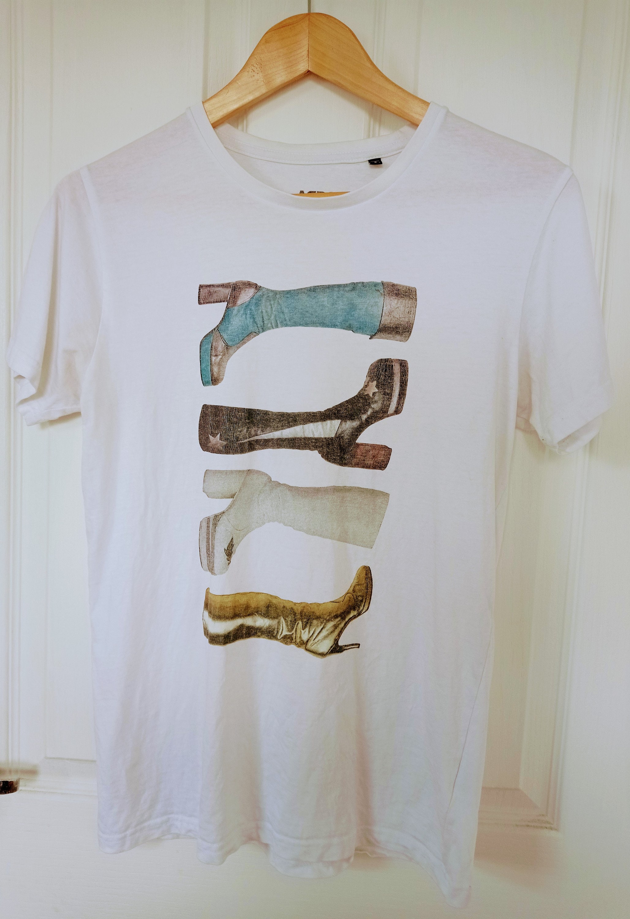 Abba Official T-shirt Boots Museum Unisex - Main Image