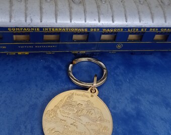 【激レア】VENICE SIMPLON ORIENT-EXPRESS貯金箱 Venice Simplon Orient Express Gold Plated Keyring. 22 Carat