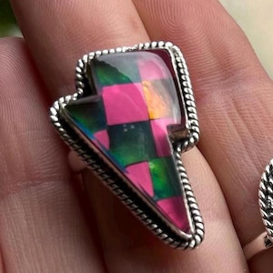 Vintage Lighting Bolt Ring - Etsy