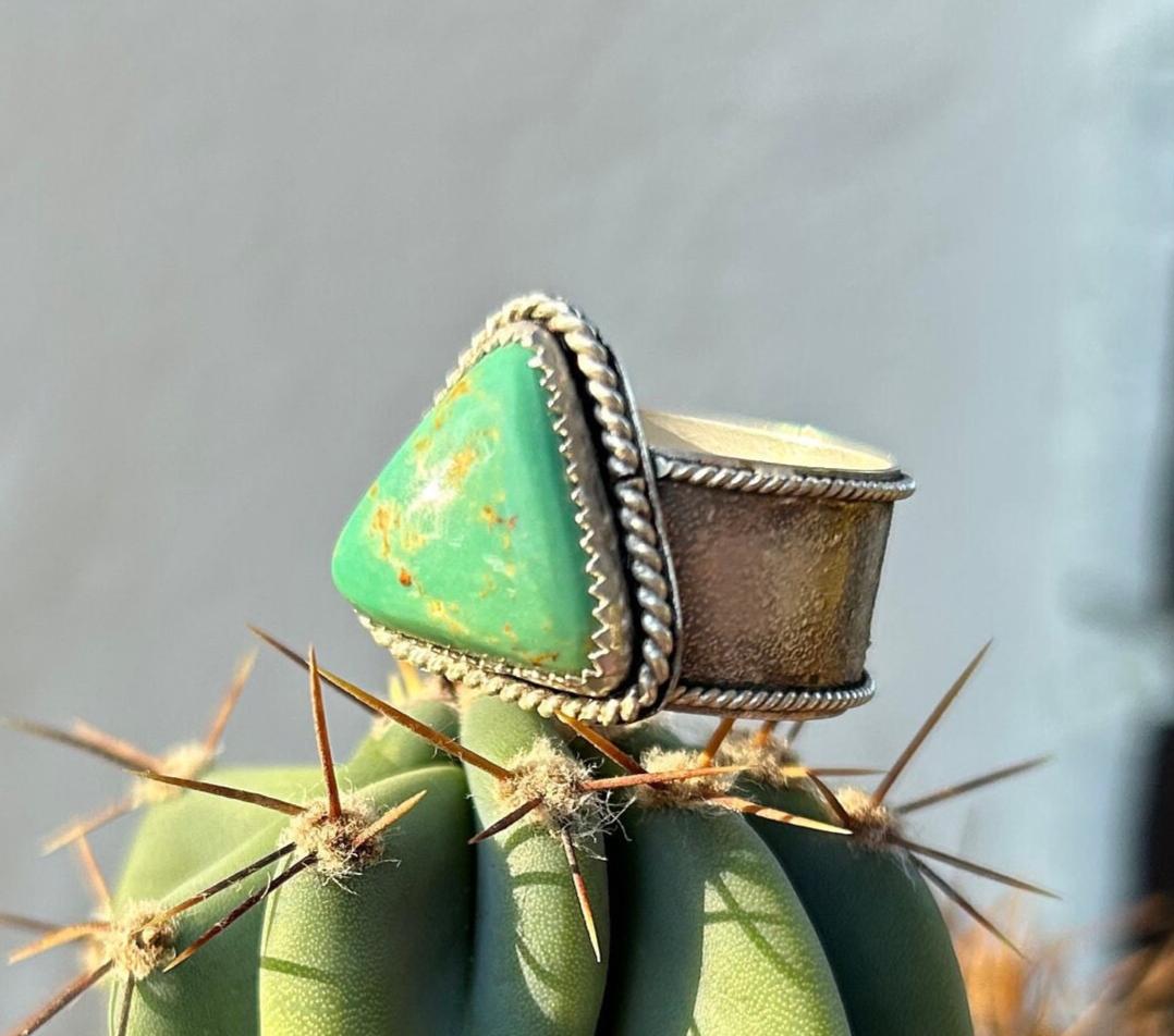 Royston Turquoise Belt Buckle - Etsy display picture 3